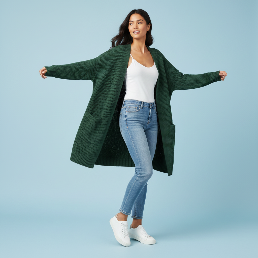 Elegant Women's Cardigan Sweater | Versatile Layering Piece