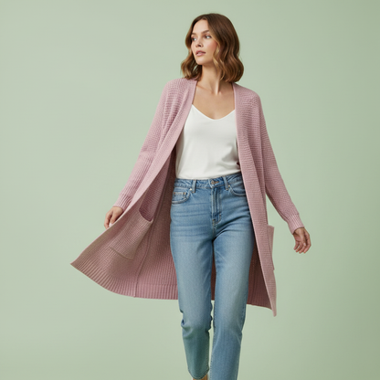 Elegant Women's Cardigan Sweater | Versatile Layering Piece