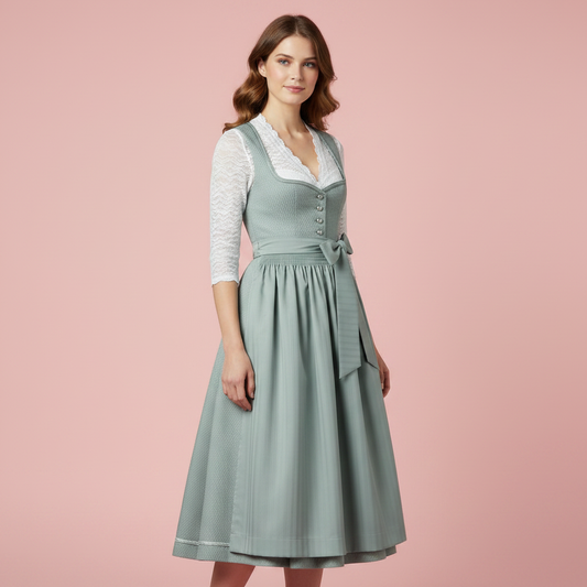 Elegant Dirndl Dress | Women's Oktoberfest Costume