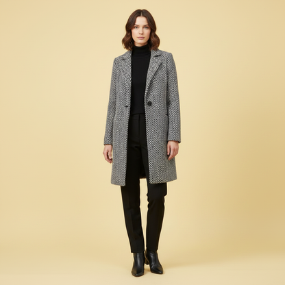 Elegant Wool Coat | Women's Long Winter Coat
