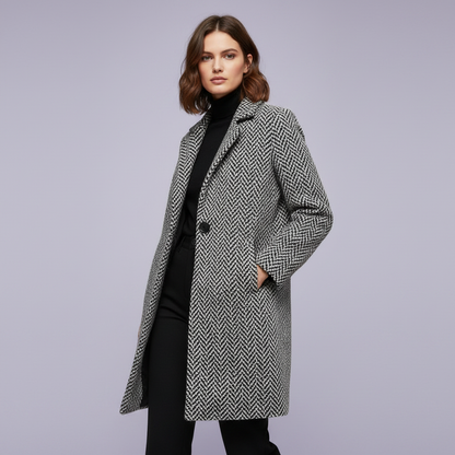 Elegant Wool Coat | Women's Long Winter Coat