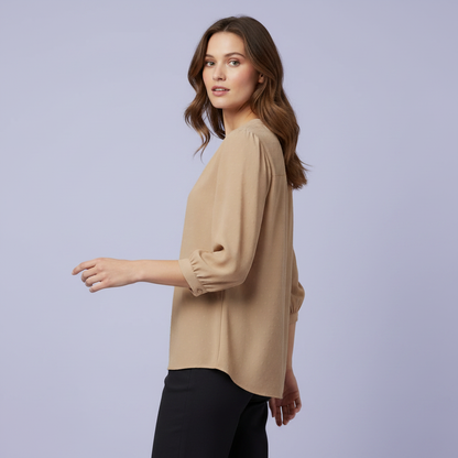 Silk Blouse for Women | Stylish Patchwork Summer Top
