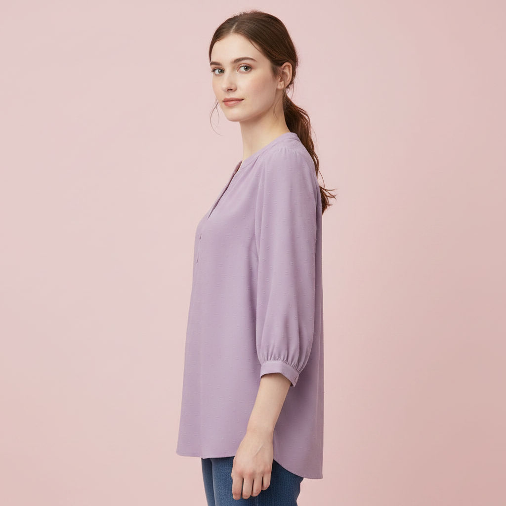 Silk Blouse for Women | Stylish Patchwork Summer Top
