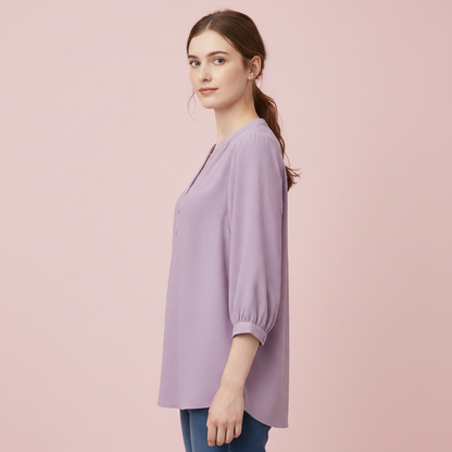 Silk Blouse for Women | Stylish Patchwork Summer Top