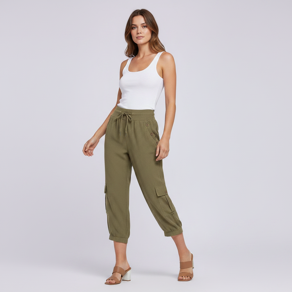 Jana Casual Trousers | Women's Trousers with Pockets