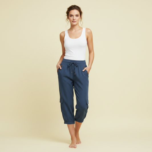 Jana Casual Trousers | Women's Trousers with Pockets
